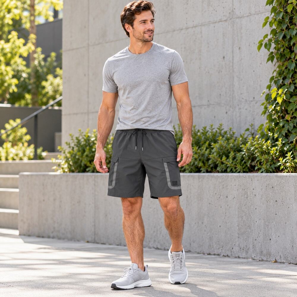Under Armour Sportstyle Elite Cargo Shorts Mens M Black Stretch